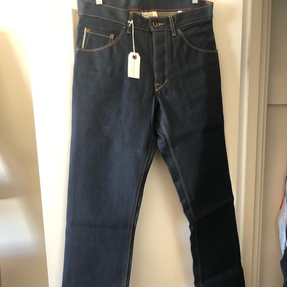 Raleigh denim Nash straight fit in indigo 31x34